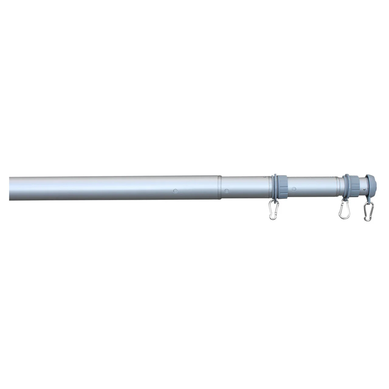 Super Tough 18ft Aluminum Telescoping Residential Flagpole - Includes Sleeve & Topper - Image 3