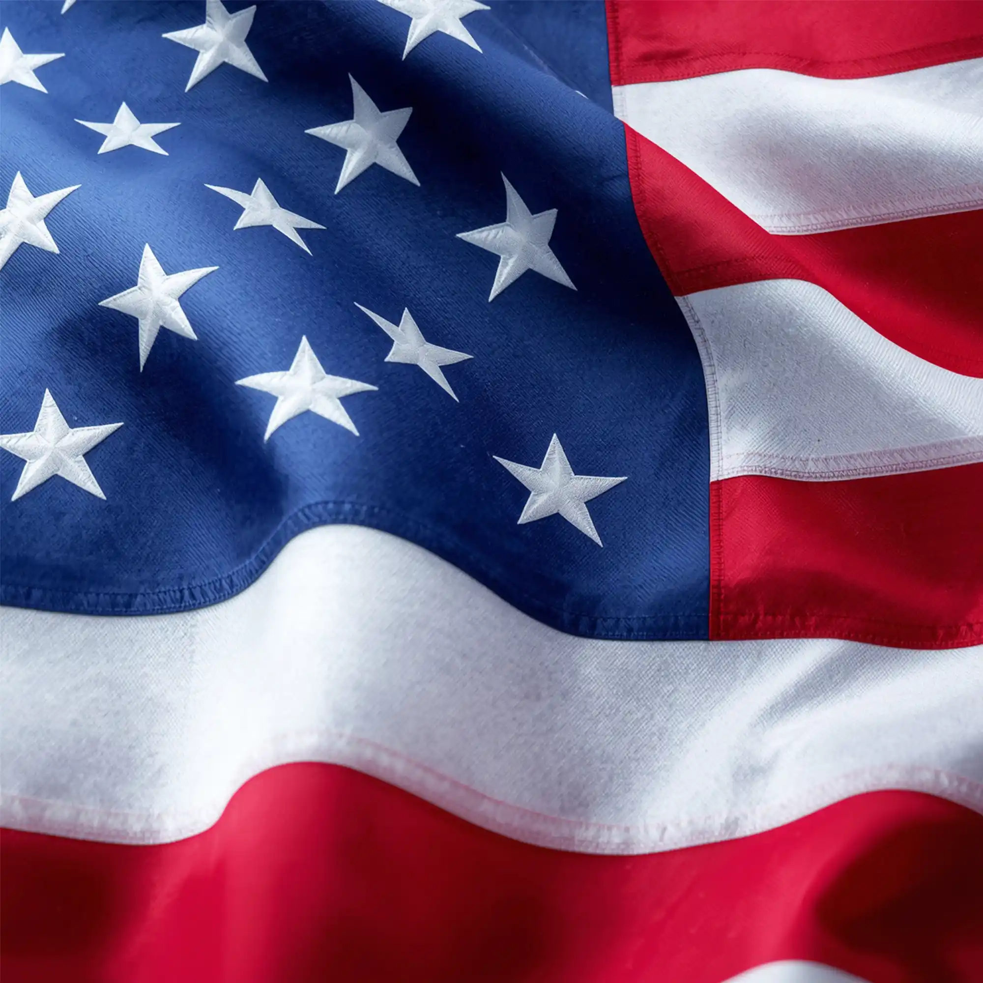 Valley Forge Perma-Nyl 4ft x 6ft Nylon American Flag - Image 3