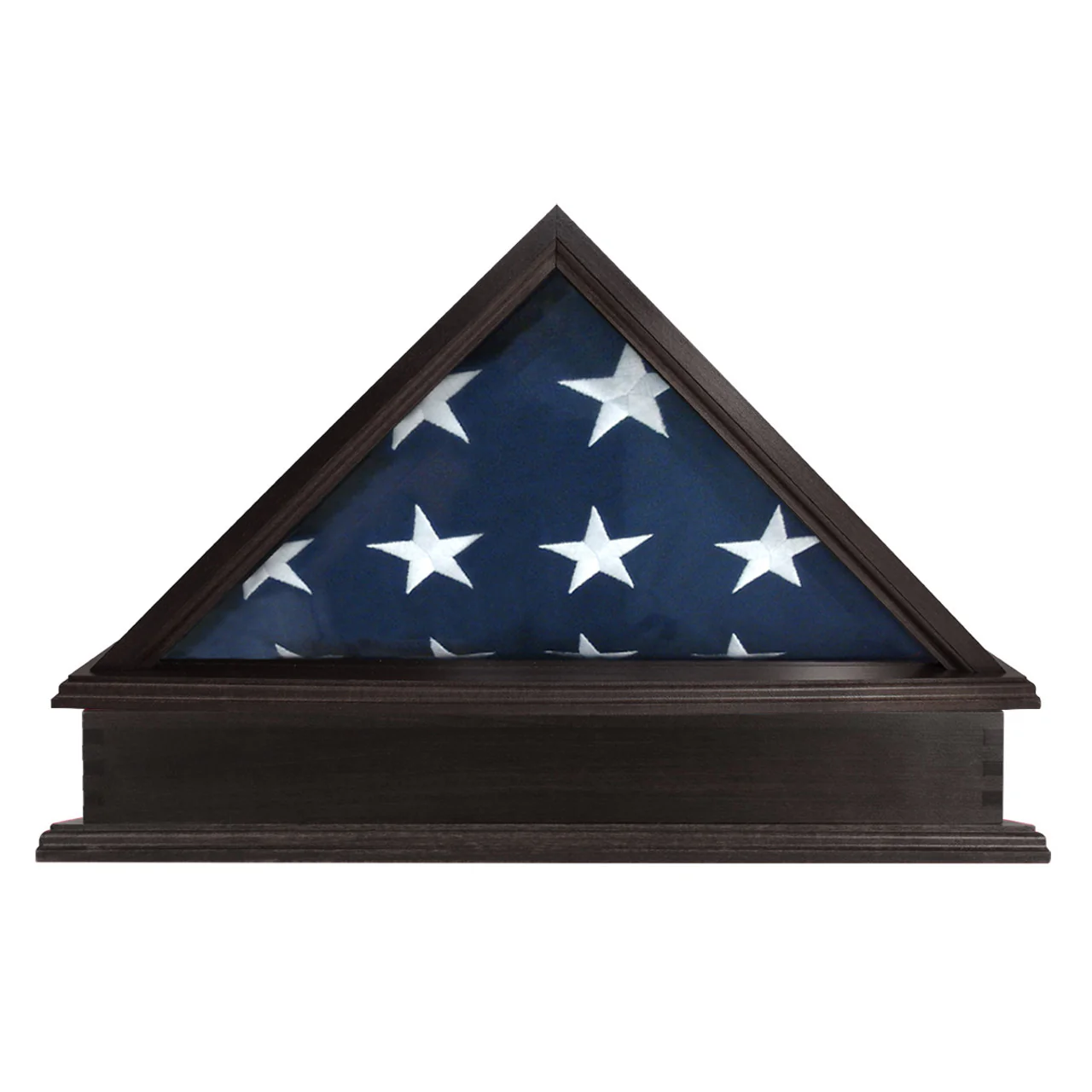 Roosevelt Burial Flag Display Case & Pedestal  for 5' x 9.5' Flag - Image 4